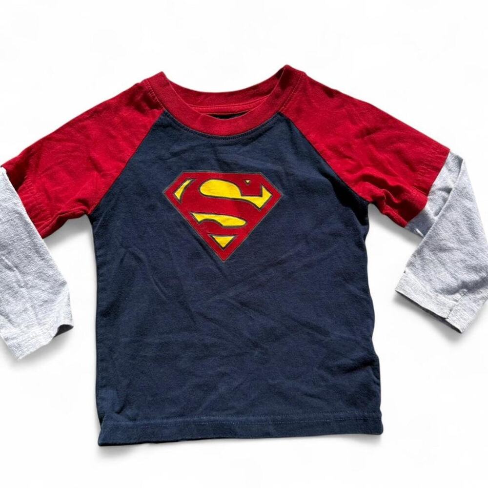 24m superman multicoloured long sleeve